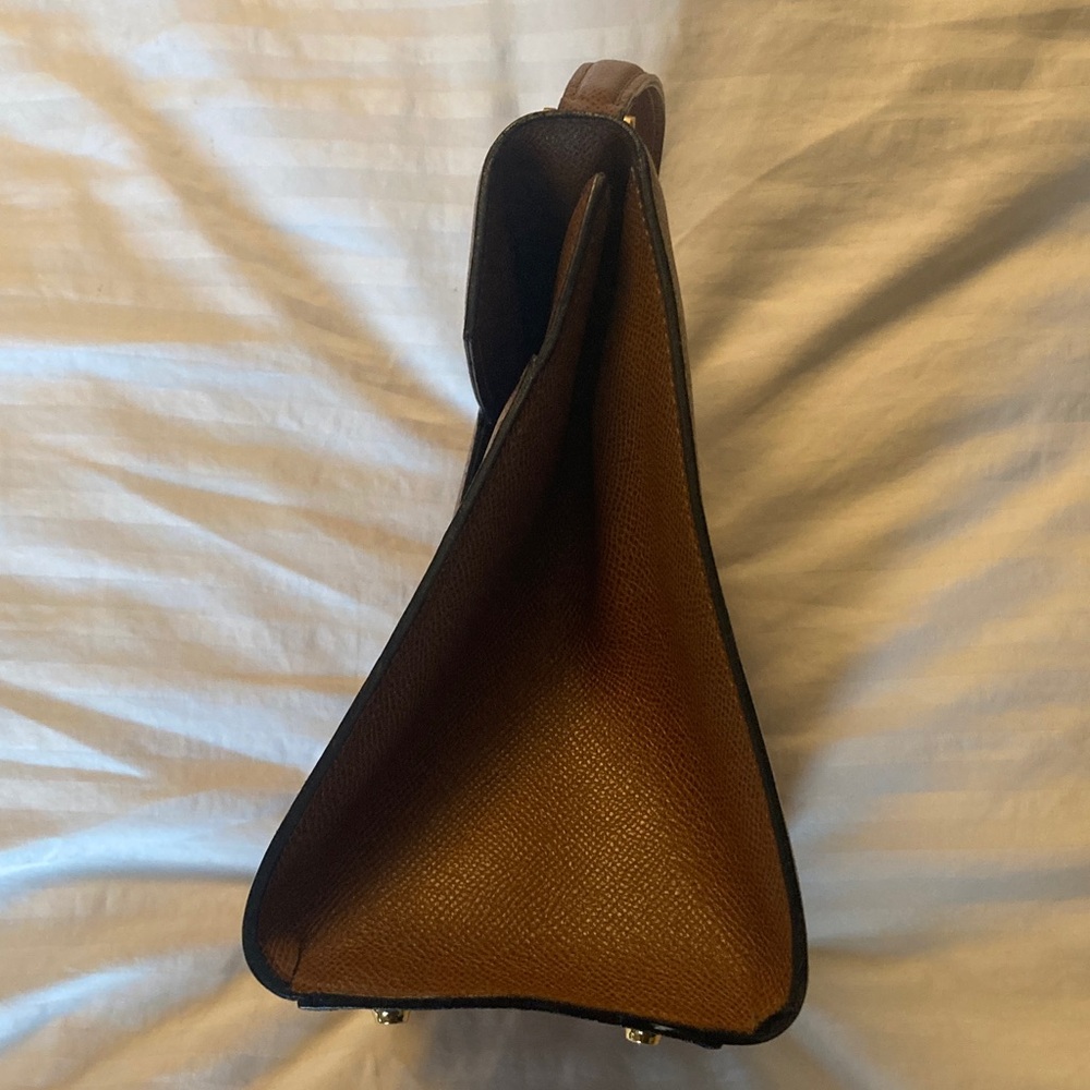 Bally Brown Leather Top Handle Bag - Picture 7 of 17